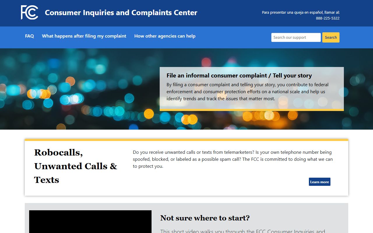 Kannapolis phone codes FCC Consumer Complaint Center for unwanted calls